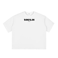 Bongolon Boxy Half-Sleeve Raw-Edge T-Shirt