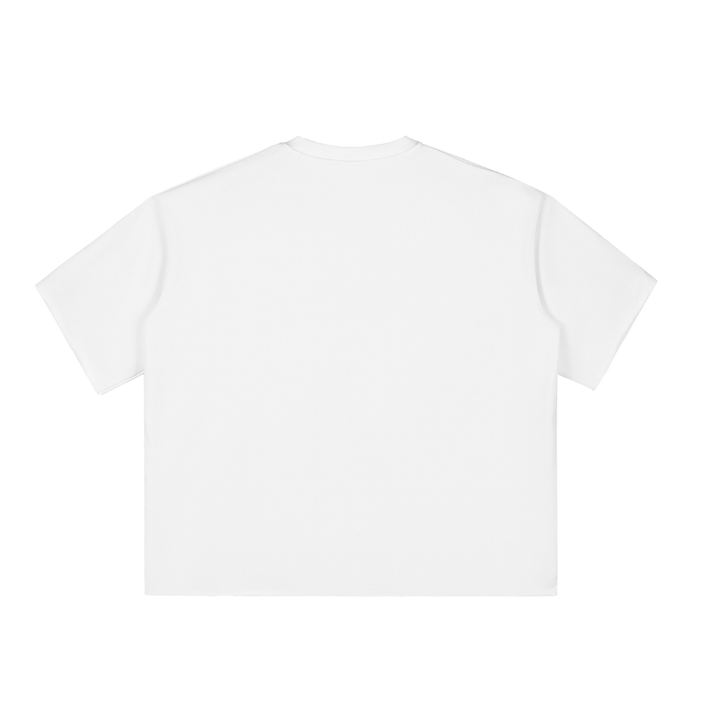 Bongolon Boxy Half-Sleeve Raw-Edge T-Shirt