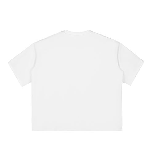 Bongolon Boxy Half-Sleeve Raw-Edge T-Shirt