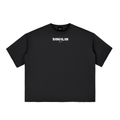 Bongolon Boxy Half-Sleeve Raw-Edge T-Shirt